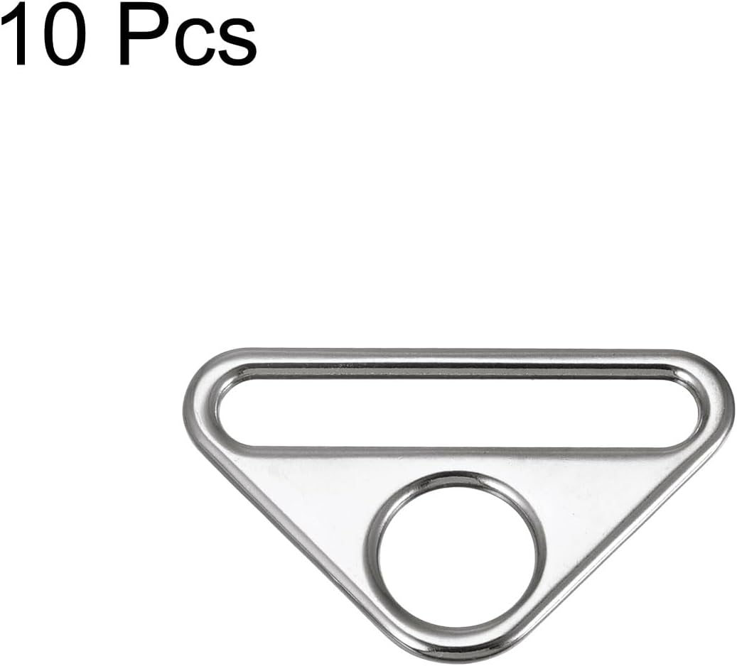 Triangle Boucle Ajustable Triangle D Rings Ajustable Triangle avec Clip à pivot pour Ceinture de Sac