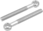M10 x 80mm 304 Stainless Steel Machine Shoulder Lift Eye Bolt Rigging 10pcs