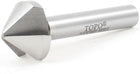 25mm Cutting Diameter 90 Degree HHS Straight Shank Chamfer Cutter Bit 19mm Cutting Length