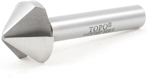 25mm Cutting Diameter 90 Degree HHS Straight Shank Chamfer Cutter Bit 19mm Cutting Length