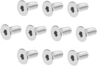 M5x12mm Flat Head Machine Screws Inner Hex Screw 304 Stainless Steel Fasteners Bolts 20Pcs