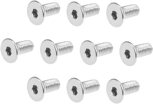 M5x12mm Flat Head Machine Screws Inner Hex Screw 304 Stainless Steel Fasteners Bolts 20Pcs