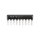 1K Ohm Resistor Network Array, 1/8W SIP-9 2.54mm Pitch, 5% Tolerance Bussed Type 20pcs