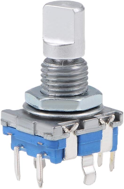 360 องศาสวนกลองเลขสวิทช์ดิจิตอลโปเตนเมอเตอร์ 5 ตะของ 8mm แบบ D-SHAFT 10 ชิ้น