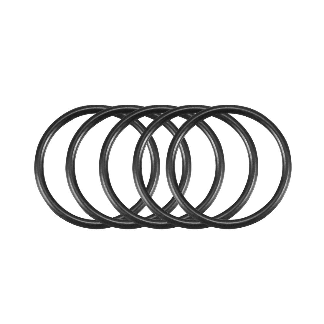 Nitrile Rubber O-Rings, 13mm OD 11mm ID 1mm Width, Metric Sealing Gasket, Pack of 50
