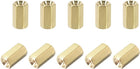M2.5x8mm Female-Female Hex Brass PCB Motherboard Spacer Standoff for FPV Drone Quadcopter, Computer & Circuit Board 50pcs