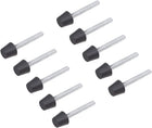 Toggle Clamp Foot Rubber Head Metal M5x48mm 10pcs
