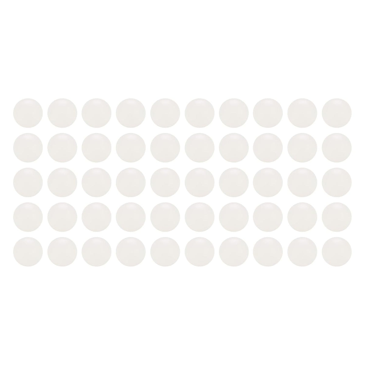 50pcs PP Plastic Bearing Balls 12mm Solid Plastic Balls, G1 Precision Mini Balls