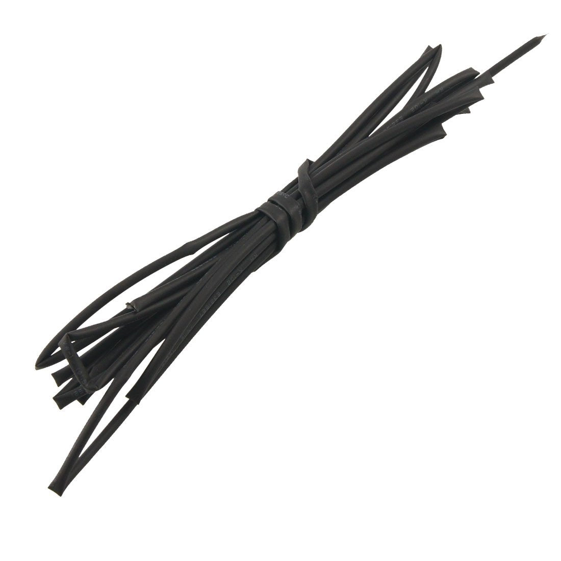 1.5mm Dia 2 Meters Black Polyolefin Heat Shrinking Shrinkable Tubing Tubes