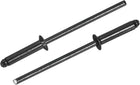 200Pcs 1/8"x1/2" Countersunk Head Blind Rivets, Zinc-Plated Carbon Steel Grip and Mandrel Cap Blind Rivets, Black
