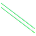 Acrylic Round Rod,1/4 Diameter 10 Inch Length,Straight Green Line,Solid Plastic PMMA Bar Stick 2pcs