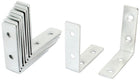 a14102400ux0392-DM Corner Brace Joint Right Angle Brackets Fasteners, 50 mm x 50 mm Size (Pack of 10)