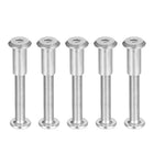 Screw Post Fit for 5/16"(8mm) Hole Dia, Male M6x40mm Belt Buckle Binding Bolts Leather Fastener Stainless Steel 5 Sets
