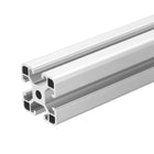 T Slot 4040 Aluminum Extrusion Profile European Standard 400mm x 40mm Linear Rail Thick Extrusion Frame for 3D Printer, CNC, DIY (Silver Tone)
