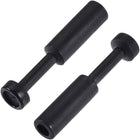 Push to Connect Fittings, Cap Style Pneumatic Blanking Plugs, Fit for 6mm Inner Dia. Air Hose Tube Pipe, Plastic, Black, Pack of 20