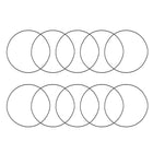 Nitrile Rubber O-Rings 150mm OD 145.2mm ID 2.4mm Width, Metric Nitrile Rubber Sealing Gasket, Pack of 10