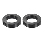 2pcs Single Split Shaft Collar 1-15/16" Bore One-Piece Clamping Collar, 3" OD, 11/16" Thickness, Black Oxide Steel Set Screw Lock Collar Clamp