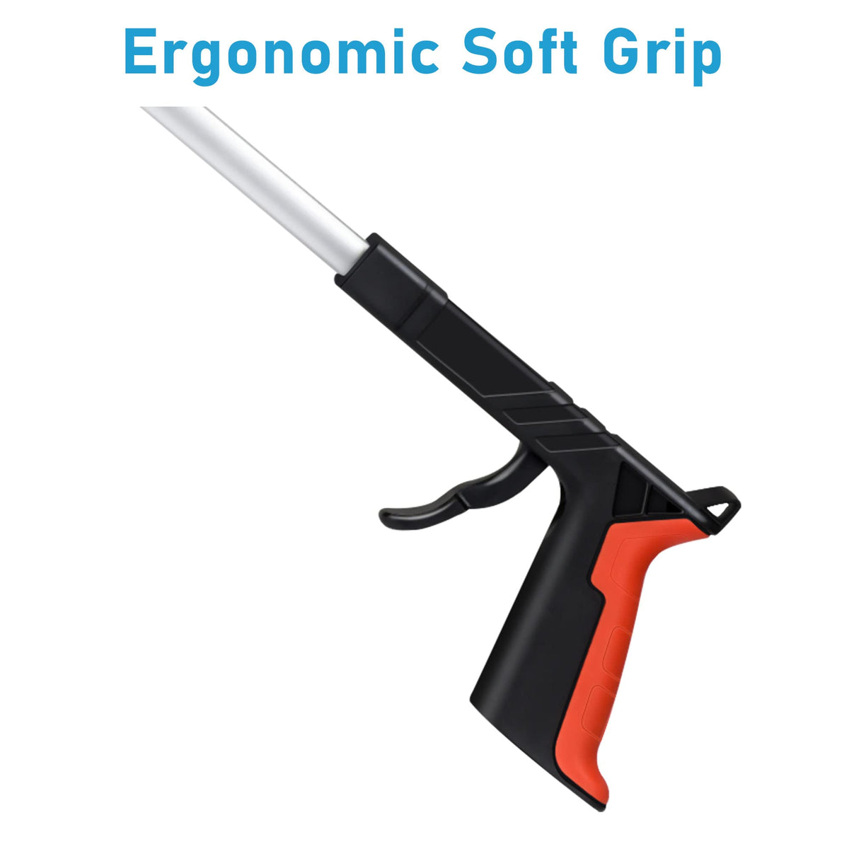 2026 Upgrade Grabber Reacher Tool, Foldable, 34 inch (Orange1(1Pack))