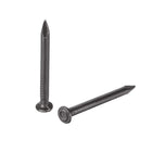 Hardware Nails Carbon Steel Point Tip Wall Cement Nail 30mm(1.2") 3mm Rod Dia Black 200pcs