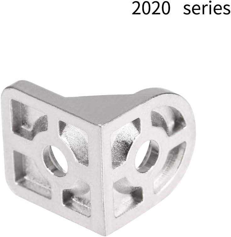 Uchwyt kątowy z zestawem, łącznik rogowy dla profilu aluminiowego serii 2020, 6 szt.