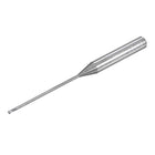 Square Nose End Mill, 1mm Solid Carbide Long Reach CNC Router Bits 2 Flutes Milling Cutter with Extended Neck, 25mm Cutting Length 4mm Shank