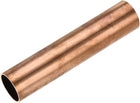 Copper Round Tube, 22mm OD 1mm Wall Thickness 100mm Length Straight Pipe Tubing