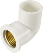 20mm Slip x 1/2PT Female Thread 90 Degree PVC Pipe Fitting Elbow 2 Pcs