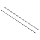 Round Steel Rod, 4mm, 3.5mm High Speed Steel Lathe Bar Stock Tool 100mm Long, for Shaft Gear Drill Lathes Boring Machine Turning 2pcs
