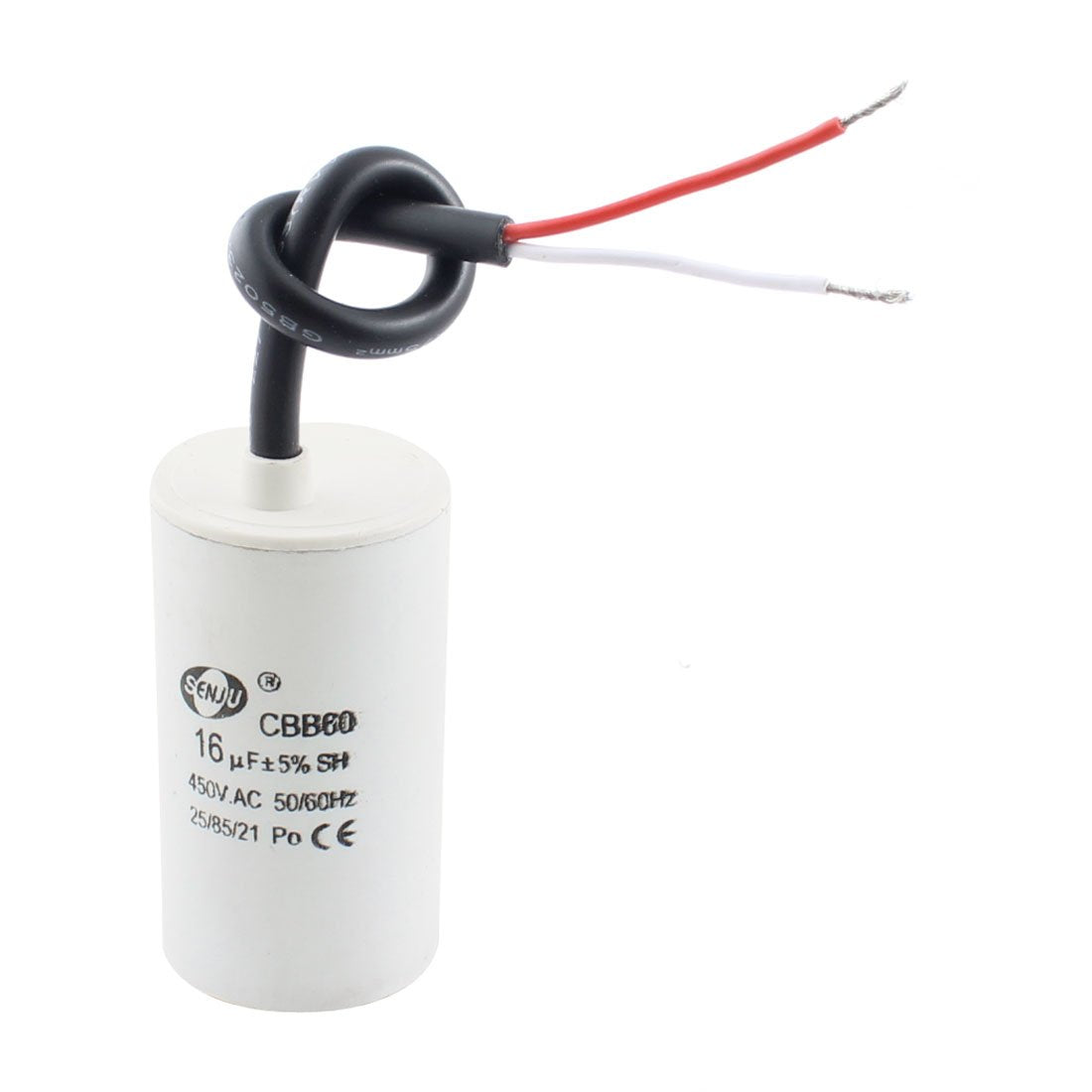 CBB60 AC 450V 16uf 5% Tolerance Polypropylene Film Motor Run Capacitor