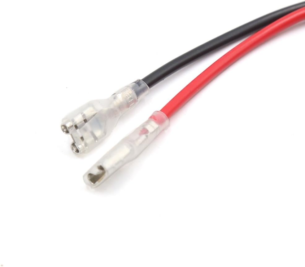 2 Pcs H1 2-Wire Car Headlight Wiring Harness Cable Socket Connector Adapter