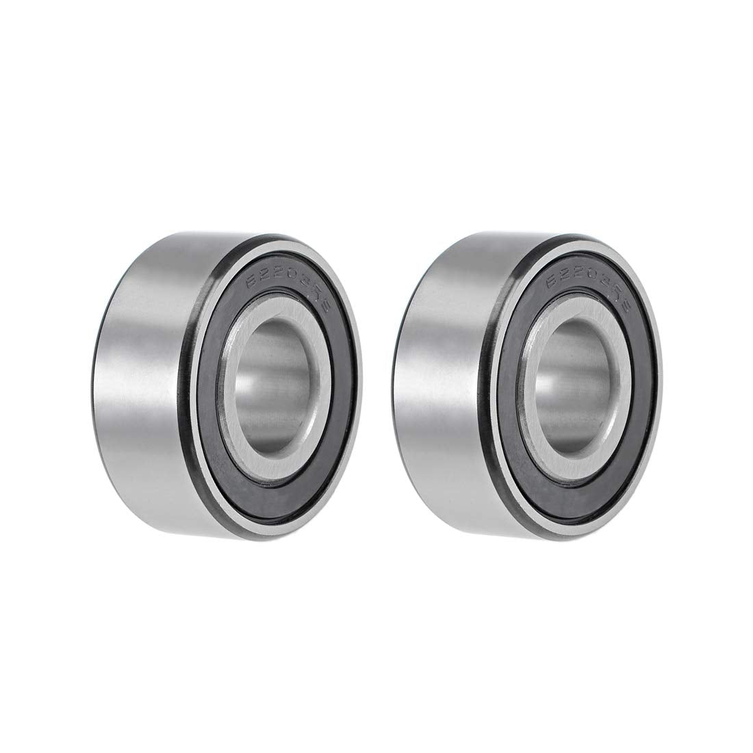 62203-2RS Deep Groove Ball Bearings 17mm x 40mm x 16mm Double Sealed Chrome Steel Z2 ABEC1 2pcs