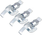 3.62-inch Galvanized Draw Toggle Latch with Spring-Steel Hook - 3 Pcs