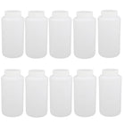 10pcs 1000ml HDPE Plastic Round Bottle Clear 90mmx180mm