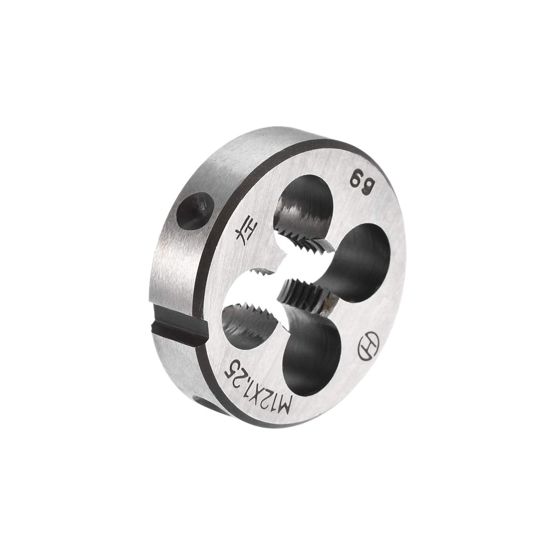 M12 X 1.25 Metric Round Die, Machine Thread Left Hand Threading Die, Alloy Tool Steel Screw Thread Cutting Die