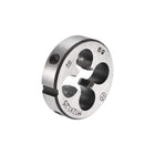 M12 X 1.25 Metric Round Die, Machine Thread Left Hand Threading Die, Alloy Tool Steel Screw Thread Cutting Die
