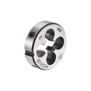 M12 X 1.25 Metric Round Die, Machine Thread Left Hand Threading Die, Alloy Tool Steel Screw Thread Cutting Die