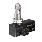 TM-1309 SPDT 1NO+1NC Panel Mount Roller Plunger Type Micro Limit Switch, Screw Terminals