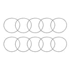 Nitrile Rubber O-Rings, 64mm OD 62mm ID 1mm Width, Metric Sealing Gasket, Pack of 10