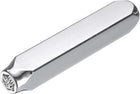 1/4" (6mm) Punch Stamp 40Cr Alloy Steel, Cute Snowflake Pattern Punch Tool Punch Press Tool for Metal Plastic Wood Leather