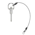 Ball Locking Pins with Button Handle, 5mm Pin Dia. 25mm Usage Length Push-Button Quick Release Pin with Lanyard Cable, 304 Stainless Steel