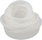 3mm x 5mm High Temperature Resistant Flexible Silicone Tube Hose Pipe 5M Length White