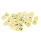 a16033100ux1543 FDD5.5-250 Heat Shrink Electrical Fully Insulated Female Spade Wire Terminals AWG 43079 with 20 Piece, Yellow