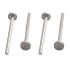 4 Pcs 3mm Shank 8mm Flat Head Buffing Diamond Bits Grinders