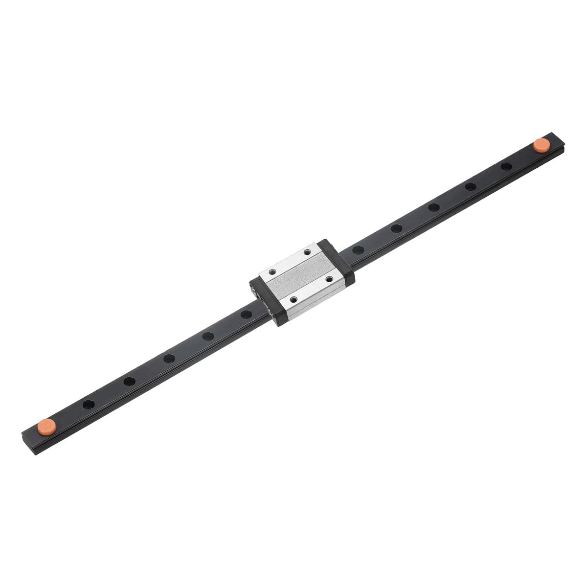 MGN12 400mm Linear Guide Rail with MGN12H Sliding Carriage Block Bearing Steel and Plastic Mini MGN12 Linear Guide for DIY 3D Printers and CNC Machine
