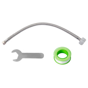 LinkMejor 12" Tuvalet Su Temini Hattı, 7/8" BC x 3/8" Kompr. Hattı, 1-Pak