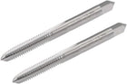 Machine Tap #12-24 UNC Thread 2B Class 3 Flutes High Speed Steel Screw Threading Tap Tapping Tool 2pcs