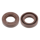 Oil Seal 17mm Inner Dia 30mm OD 7mm Thick Fluorine Rubber Double Lip Seals 2Pcs
