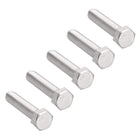 3/8-16x1-3/4 Hex Bolts 304 Stainless Steel Hexagon Screw Bolt 5pcs