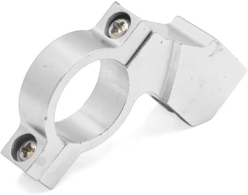 2Pcs Tono Argento M10 x 1.25 Parabrezza Retrovisore Manubrio Moto Braccio