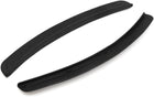 LinkMejor 2Pcs Black Rubber Car Wheel Eyebrow Arch Trim Lips Strip Mudguard Guard Protector